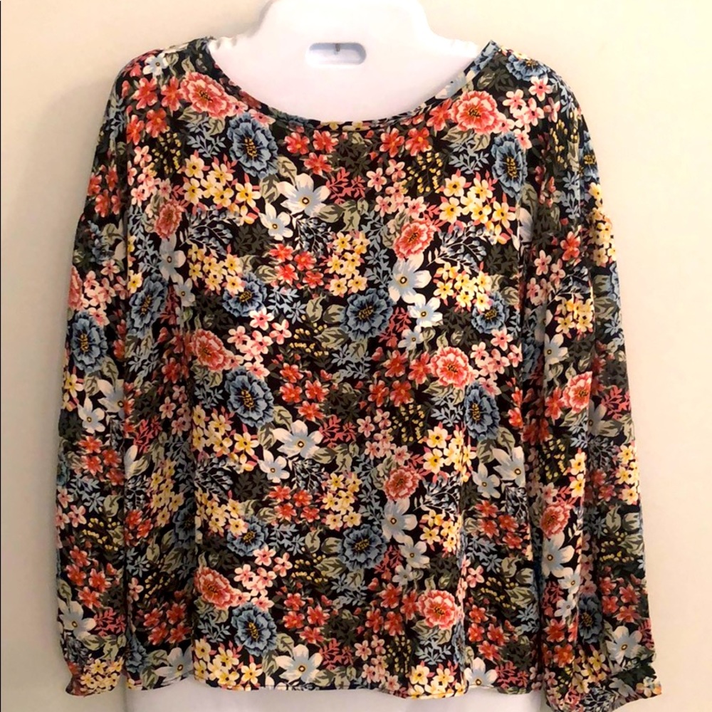 Loft floral blouse - size small